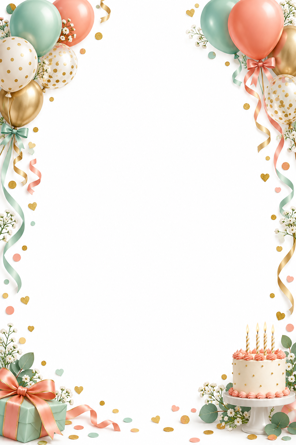 Birthday · party details — design background for a Events QR code template