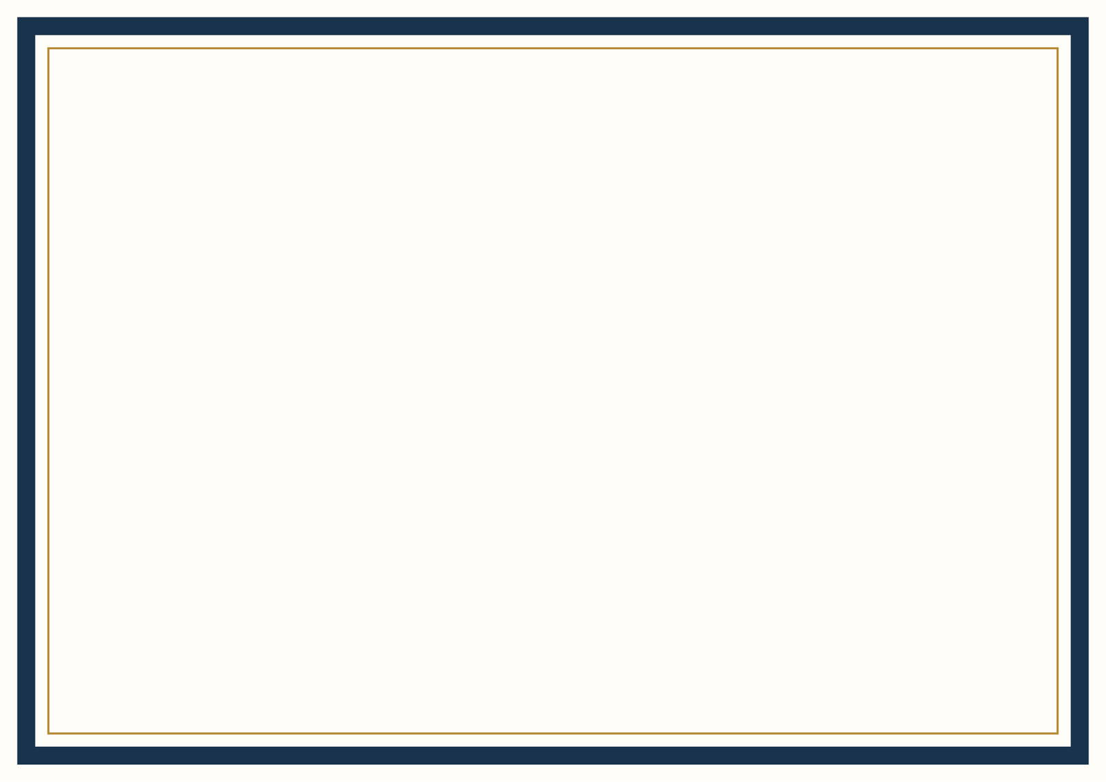 Course completion · Navy & gold — design background for a Certificates QR code template