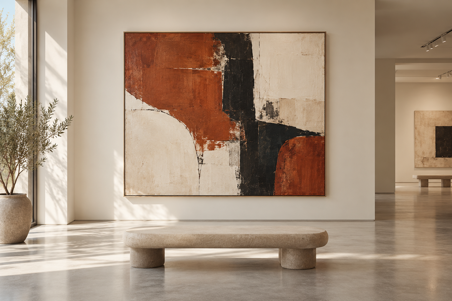 Art gallery · modern collection template background