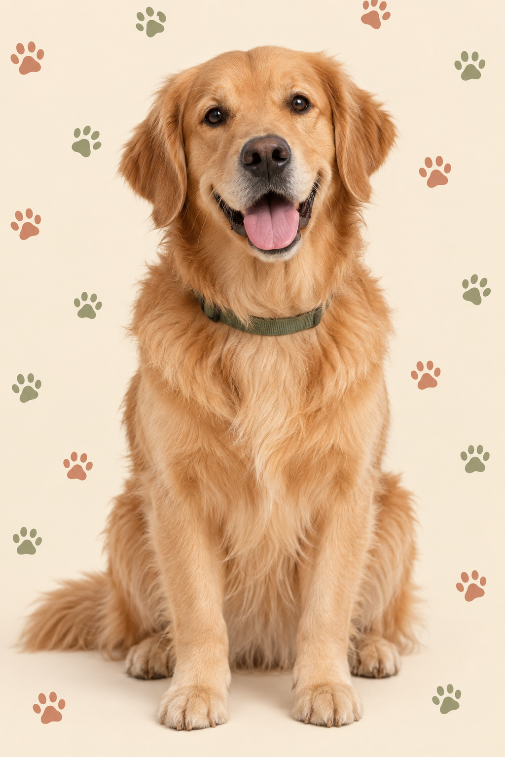 Pet ID · front & back — design background for a Pets & Animals QR code template