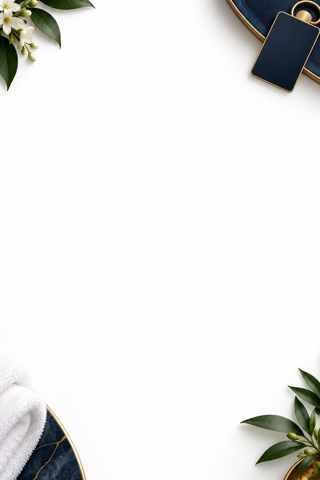 Hotel · guest welcome guide — design background for a Hospitality QR code template